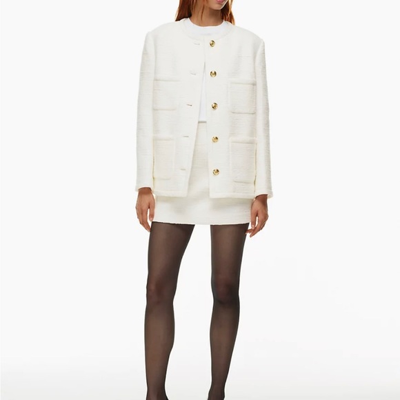 Aritzia Celebration Lady Tweed Jacket - Picture 3 of 10